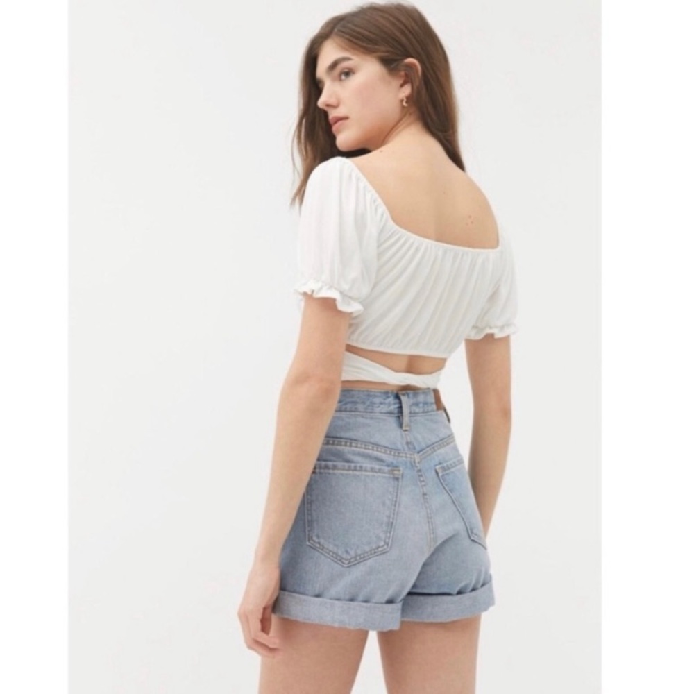 urban outfitters bdg high rise mom shorts